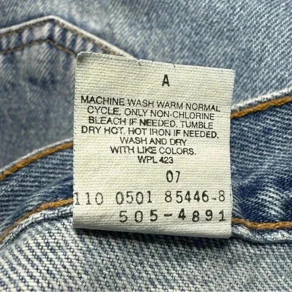 Vintage Levi's 505 red tab. Regular fit. - Picture 12 of 13